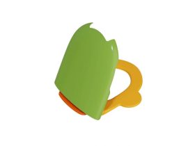   VITRA SENTO KIDS WC ülőke sárga-zöld, narancssárga tartóval