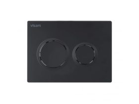 VISAM OLIMPOS nyomógombos öblítő, matt fekete