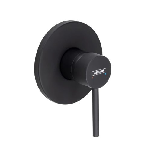 Beépíthető csaptelep MINOTTI TUBO DARK ELEGANCE váltó nélkül