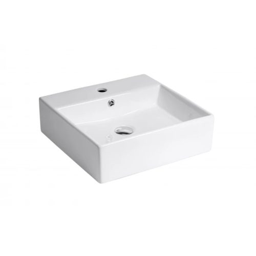 MINOTTI ráépíthető mosdó 460x460x145 mm, csaplyukkal