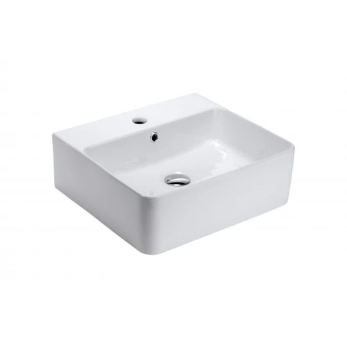 MINOTTI ráépíthető mosdó 460x420x160 mm, csaplyukkal