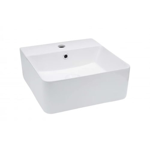 MINOTTI ráépíthető mosdó 400x425x155 mm, csaplyukkal