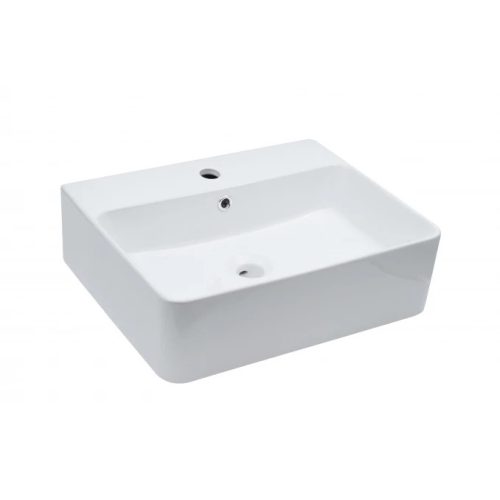 MINOTTI ráépíthető mosdó 525x420x155 mm, csaplyukkal