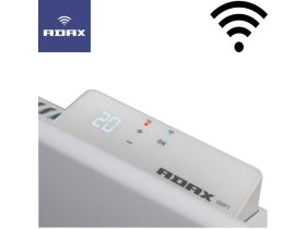   Adax Neo Wifi L elektromos fűtőpanel 1200 Gyöngyház fekete színben
