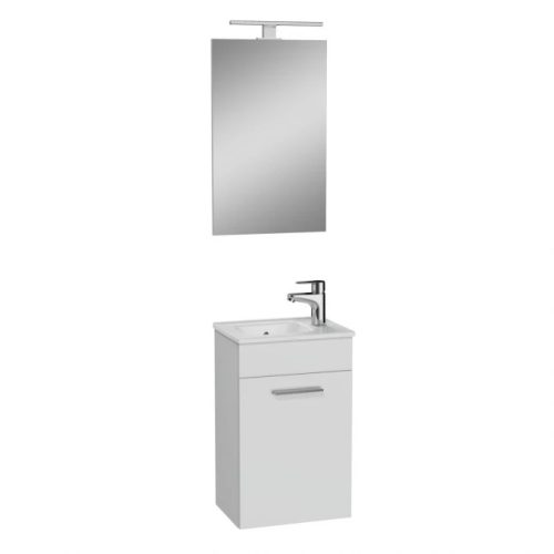VITRA MIA szett, mosdó + tükör + szekrény 390×280 mm