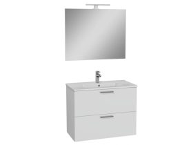 VITRA MIA szett, mosdó + tükör + szekrény 790×390 mm