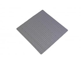 MINOTTI kádszőnyeg 530×530 mm, PVC, szürke