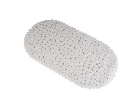 MINOTTI kádszőnyeg 690×360 mm, PVC, fehér