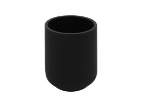 MINOTTI pohár, fekete matt, álló