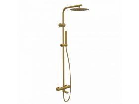   Álló zuhanyrendszer kádtöltővel COPEN NOOK, kerek, csiszolt arany