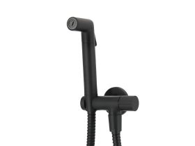   COPEN intim zuhany szett tartóval, 1/2"x1/2", matt fekete