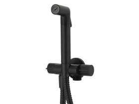   COPEN intim zuhanyszett 1/2x1/2 matt fekete tartóval és öblítőkészlettel