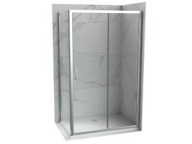   COPEN PROJECT tolóajtós zuhanyajtó 1600x1950 mm, 6 mm víztiszta