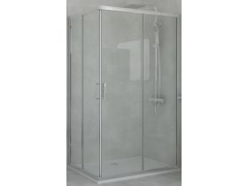   COPEN PROJECT komplett tolóajtós zuhanyajtó 1600x1950 mm, 6 mm víztiszta