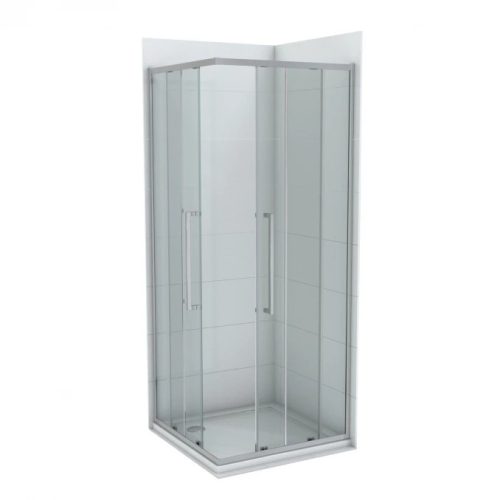 COPEN DEVON200 zuhanykabin 900x900x2000 mm, 6 mm víztiszta, vékony keret