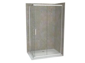   COPEN ATLAS PRO zuhanyajtó 1600x1950 mm, króm, 6 mm víztiszta