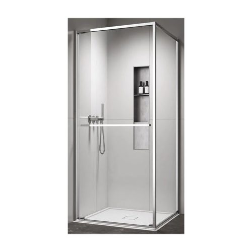 COPEN ATLAS PRO zuhanykabin 1V 800x800x2000 mm, króm, 6 mm víztiszta