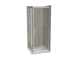   COPEN ATLAS PRO zuhanykabin 900x900x1950 mm, króm, 6 mm víztiszta