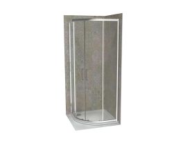   COPEN ATLAS PRO zuhanykabin R800x1950 mm, króm, 6 mm víztiszta