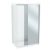 COPEN TITAN tolóajtó 1200x1950 mm, tükörrel, 8 mm víztiszta