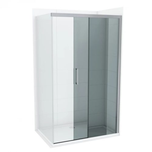 Tolóajtós zuhanyajtó COPEN ALPHA 1400x2000 mm víztiszta üveg, soft close, 8 mm