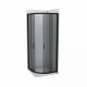 Íves zuhanykabin COPEN ATLAS BLACK R900x1950 mm fekete sötétített üveg, 6 mm