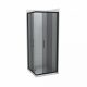 Szögletes zuhanykabin COPEN ATLAS BLACK 90x90x1950 mm fekete sötétített üveg, 6 mm