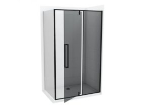   Pivot nyílóajtó COPEN ABSOLUT BLACK 1000x2000 mm fekete sötétített üveg, fekete matt keret, 6 mm