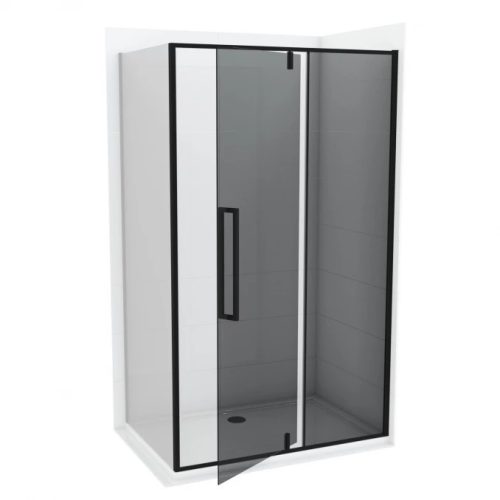 Pivot nyílóajtó COPEN ABSOLUT BLACK 800x2000 mm fekete sötétített üveg, 6 mm