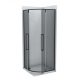 Zuhanykabin COPEN ABSOLUT BLACK R800x2000 mm fekete sötétített üveg, pivot ajtóval, 6 mm