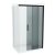 Tolóajtós zuhanyajtó COPEN ALPHA BLACK 1200x2000 mm víztiszta üveg, 8 mm