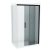 Tolóajtós zuhanyajtó COPEN ALPHA BLACK 1400x2000 mm víztiszta üveg, 8 mm
