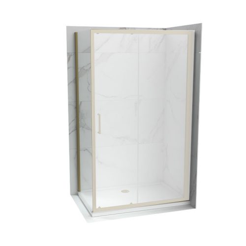 Oldalfal COPEN ATLAS PRO 900x1950 mm víztiszta üveg, arany (bronz) keret, 6 mm
