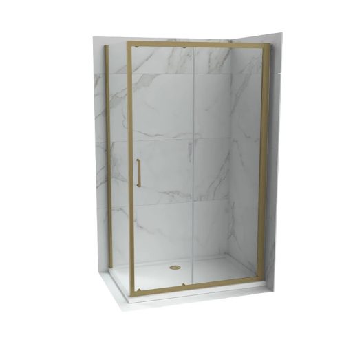 Zuhanyajtó COPEN ATLAS PRO 1200x1950 mm víztiszta üveg, arany (bronz) keret, 6 mm
