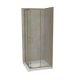 Zuhanykabin COPEN ATLAS PRO 900x900x1950 mm víztiszta üveg, arany (bronz) keret, 6 mm