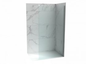   Walk-in zuhanyfal 700x2000 mm víztiszta üveg, 8 mm (RDC-SP70/RDC-SP-CR)