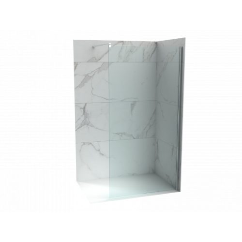 Walk-in zuhanyfal 800x2000 mm víztiszta üveg, 8 mm (RDC-SP80/RDC-SP-CR)