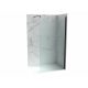 Walk-in zuhanyfal COPEN PROJECT 1100x2000 mm víztiszta üveg, 8 mm, fekete profil