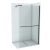 Walk-in zuhanyfal COPEN MONTE PLUS 1200x2000 mm víztiszta üveg, 8 mm, matt fekete keret