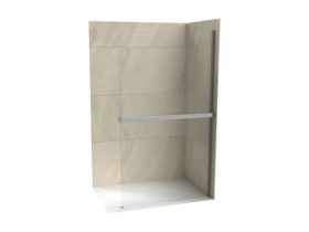   Walk-in zuhanyfal COPEN MONTE SUPERIORE 1200x2000 mm víztiszta üveg, 8 mm, króm