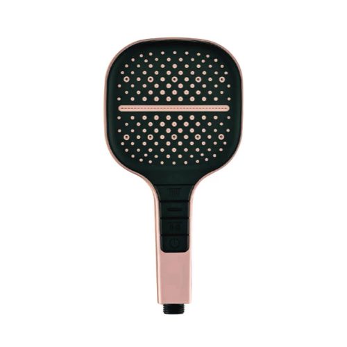 COPEN kézi zuhanyfej, 3 funkciós, 130 mm, fekete/rose gold