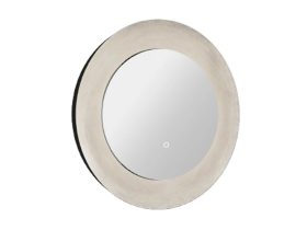   Tükör COPEN 750 mm átmérőjű, szálcsiszolt sárgaréz alumínium keret