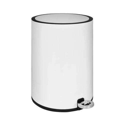 Pedálos szemetes COPEN 6 L, fehér, softclose