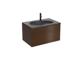 Fürdőszobaszekrény COPEN LUMBER 800, mosdó nélkül