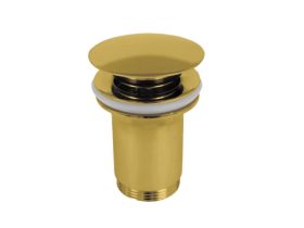   Pop-up leeresztő COPEN 5/4", kör alakú, szálcsiszolt sárgaréz