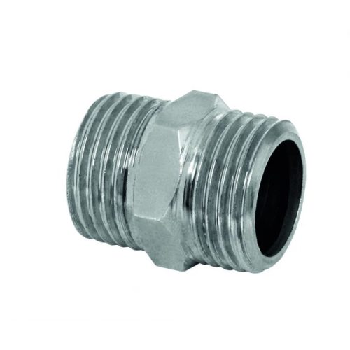 Egyenes króm csatlakozó MINOTTI 3/4" külső-külső menet