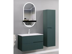 LINEART DROP mosdószekrény 600 Matt Jáde