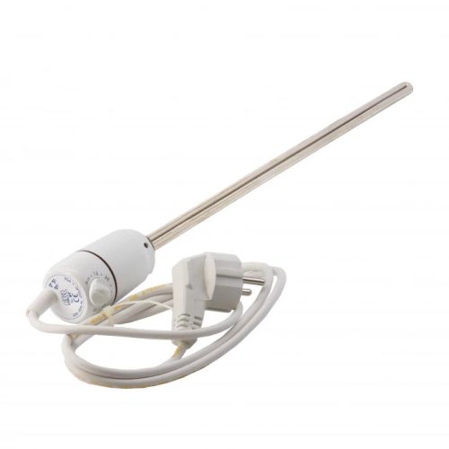 GT törölközőszárító fűtőpatron 900W fehér egyenes kábellel