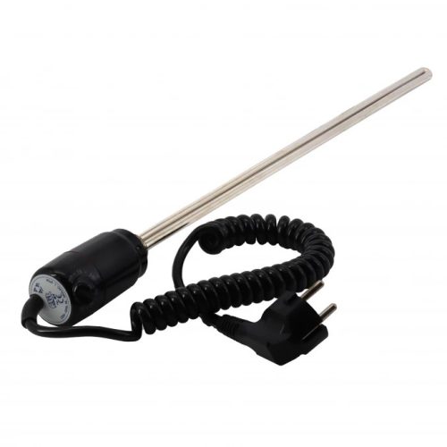 GT törölközőszárító fűtőpatron 900W fekete spirálkábellel