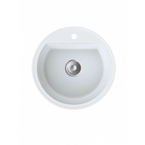 MILO ESSENCE gránit mosogatótálca fi 51 Magnesia white szifonnal